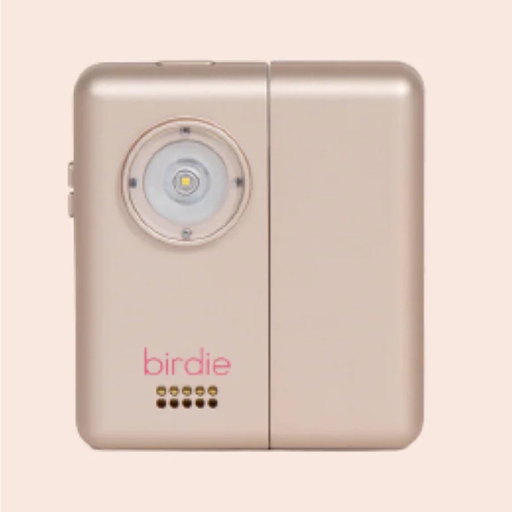 Birdie Compact Personal Alarm & Flashlight - Metallic Rose Color